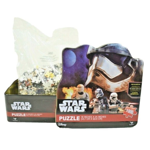 Cardinal Disney Star Wars Stormtrooper Collectors Tin 1000 Pc Jigsaw Puzzle New - Picture 3 of 6